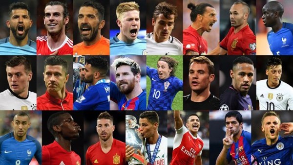ФИФА объявила имена 23-х претендентов на звание лучшего игрока планеты