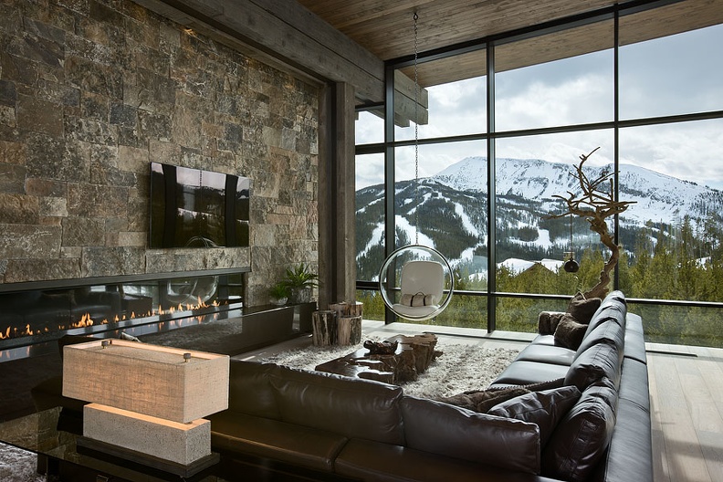 Дизайн интерьера современной квартиры с горным климатом