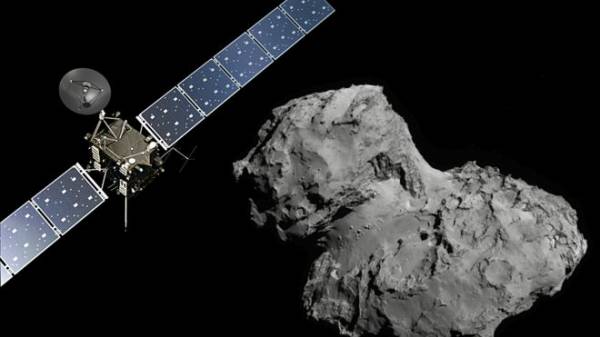 Космический зонд «Розетта» столкнулся с кометой