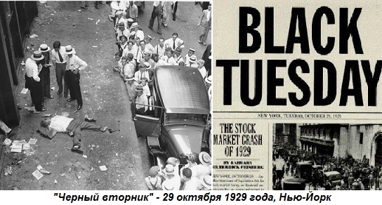 Этот день в истории: 29 октября 1929 года — Черный вторник в Нью-Йорке