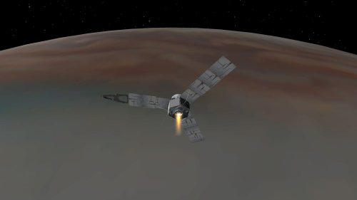 У космического аппарата Juno возникли проблемы с его двигателем