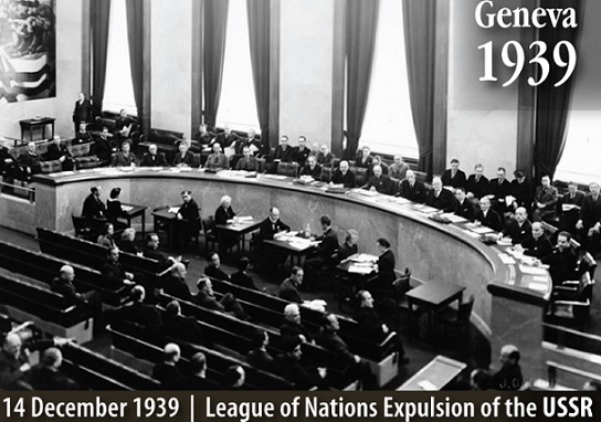 Этот день в истории: 14 декабря 1939 года СССР исключен из Лиги Наций