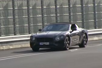 Прототипы нового поколения Bentley Continental GT и GTC заметили на Нюрбургринге