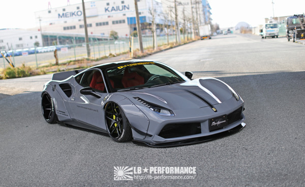 Тюнеры представили Ferrari 488 в стиле Stance