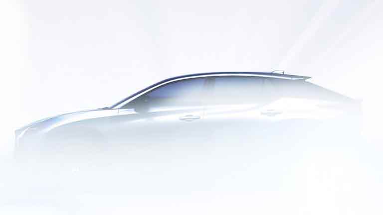 Lexus RZ 2023 года, первый электромобиль бренда в США, начинает обретать форму
