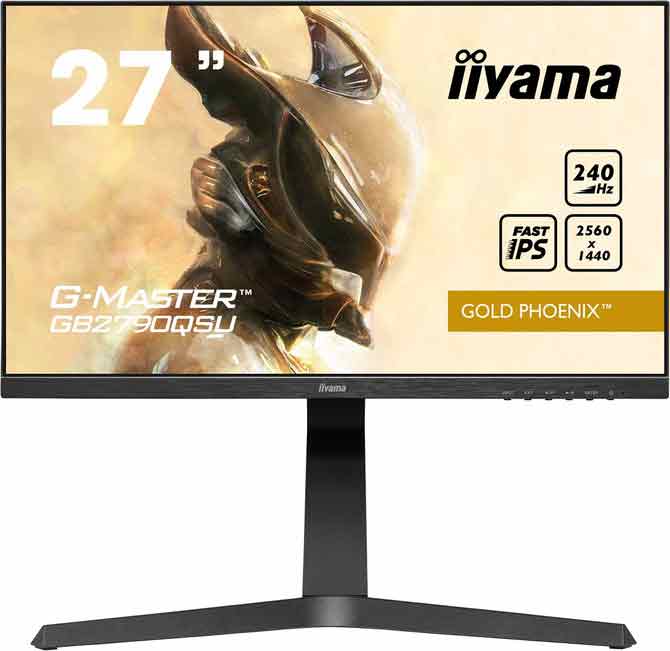 iiyama G-Master GB2790QSU-B1 Gold Phoenix — WQHD-монитор для игроков с частотой обновления 240 Гц и поддержкой HDR